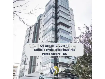 Os boxes 19, 20 e  44 do Edifício Hyde Três Figueiras